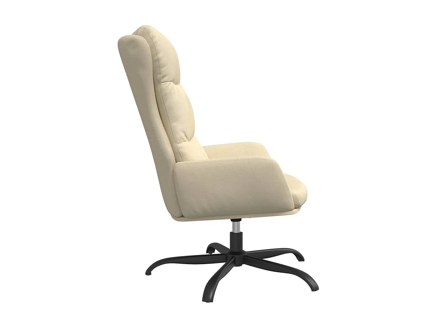 Sillón de relax | Silla de relax de tela color crema SHL2334