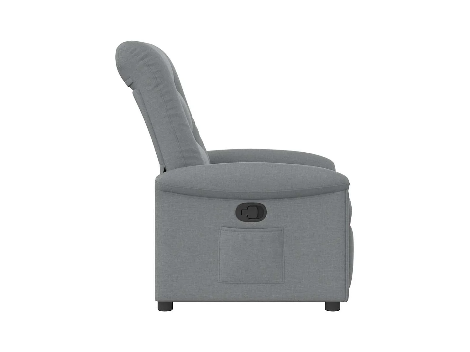 Sillón de relax | Sillón reclinable de tela gris claro SHL3211