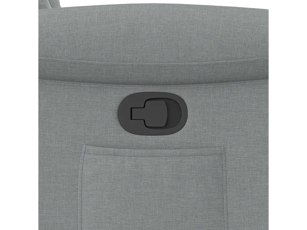 Sillón de relax | Sillón reclinable de tela gris claro SHL3211