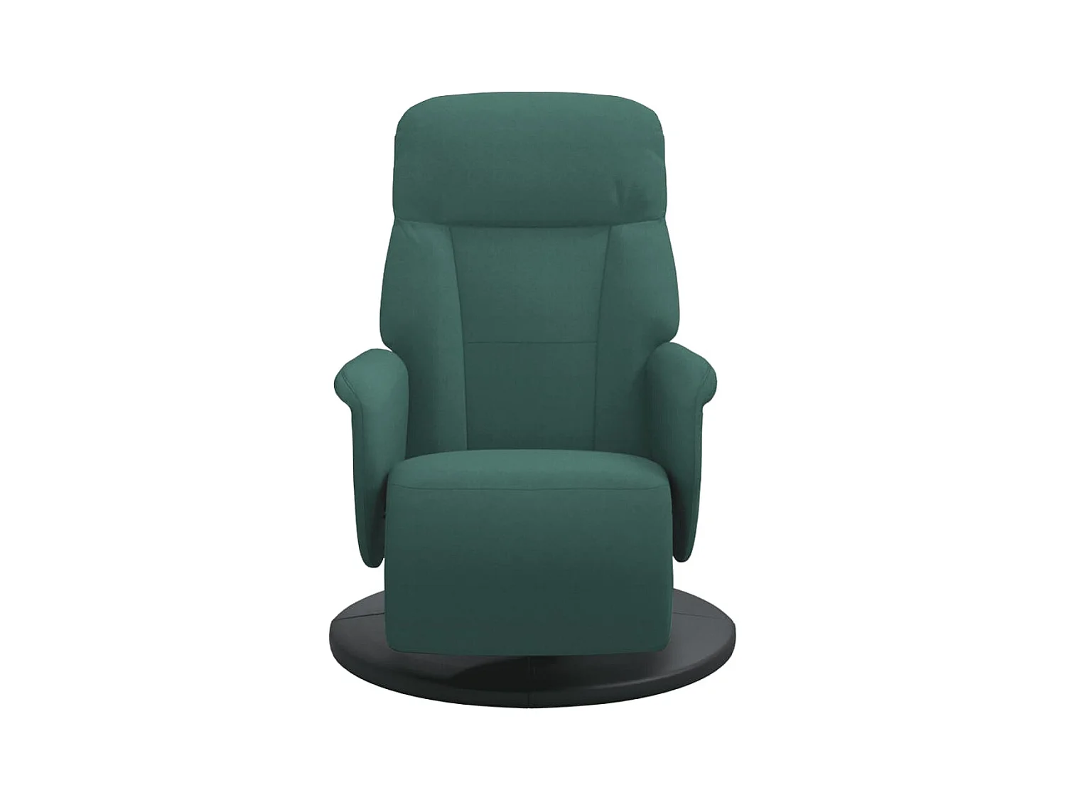 Sillón de relax | Sillón reclinable con reposapiés terciopelo verde oscuro SHL6858