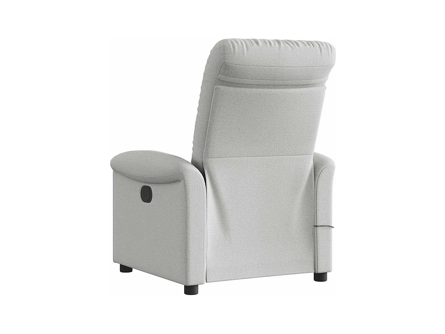 Fauteuil inclinable-Chaise de relax-Fauteuil de Massage gris nuage tissu SHL4134
