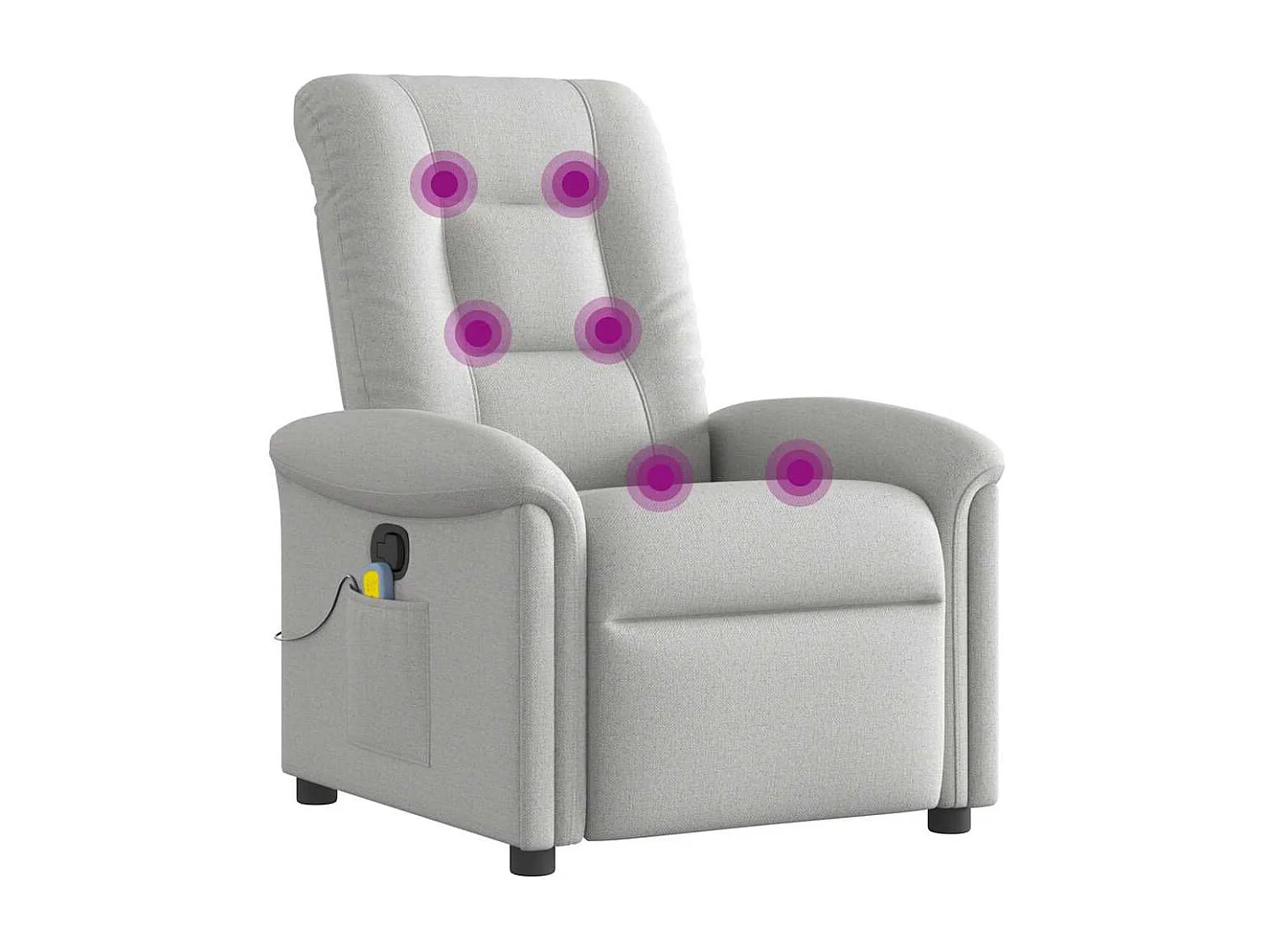 Relaxsessel | Massagesessel Wolkengrau Stoff SHL68575