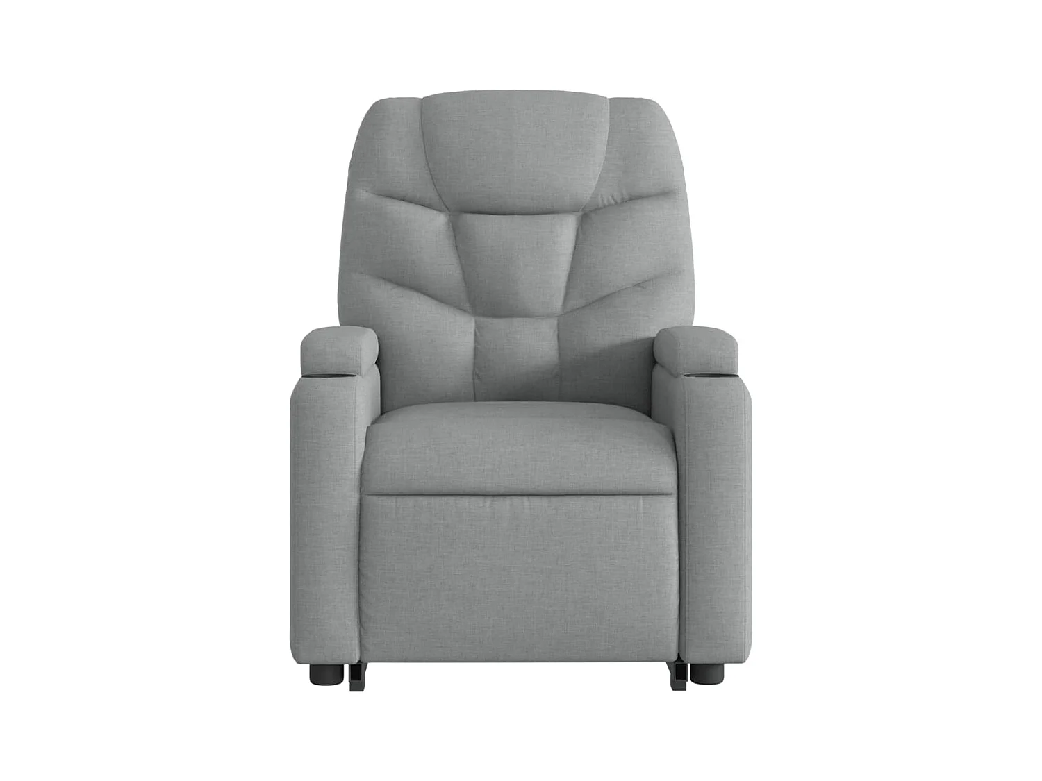 Sillón de relax | Silla | Sillón reclinable elevable de tela gris claro SHL4577