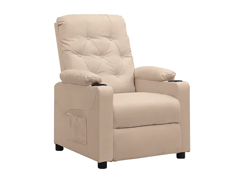 Silla de relax | Sillón elevable tela crema SHL5680