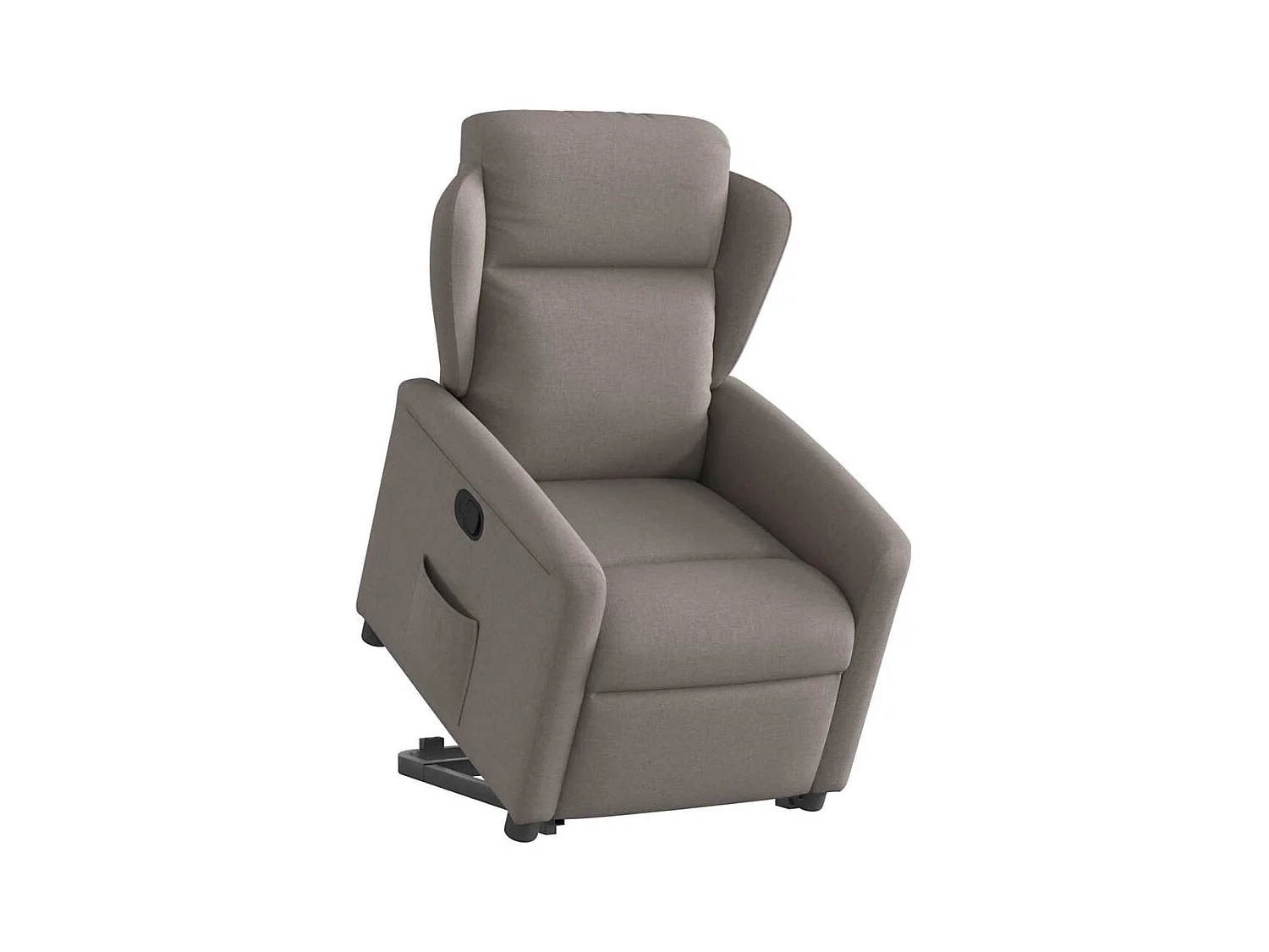 Sillón de relax | Silla | Sillón reclinable elevable tela gris taupe SHL4774