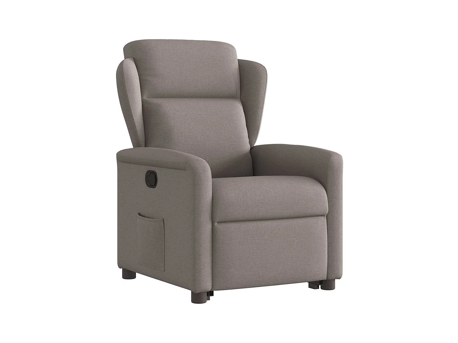 Sillón de relax | Silla | Sillón reclinable elevable tela gris taupe SHL4774