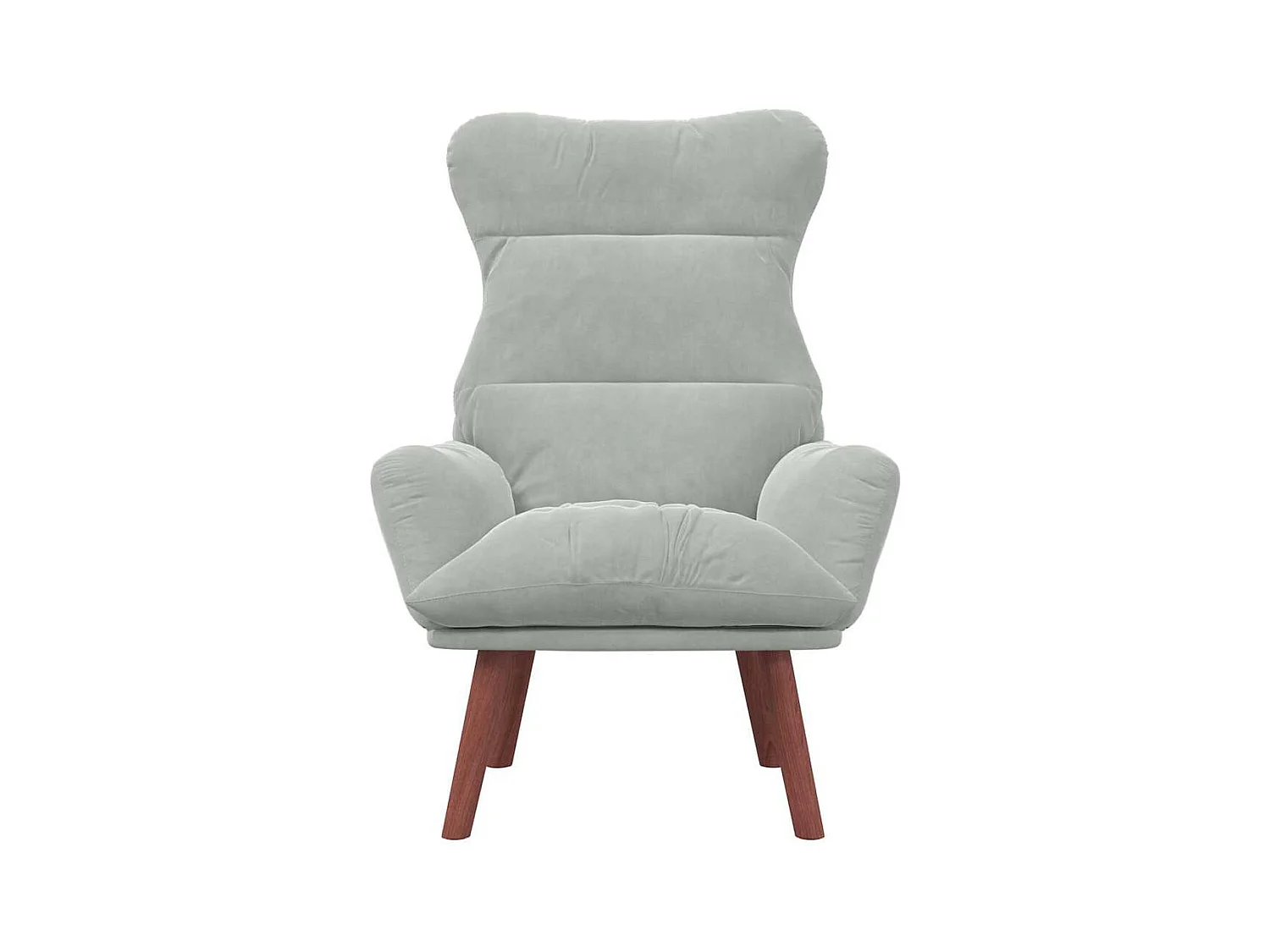 Sillón de relax | Silla Relax | Sillón de salón Gris claro 69x74x93 cm Terciopelo SHL2092