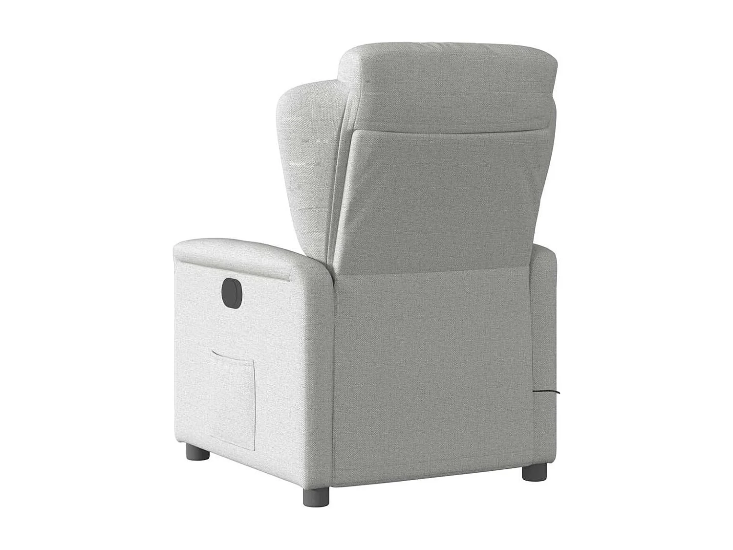 Sillón de relax | Sillón reclinable de masaje eléctrico tela gris nube SHL3089