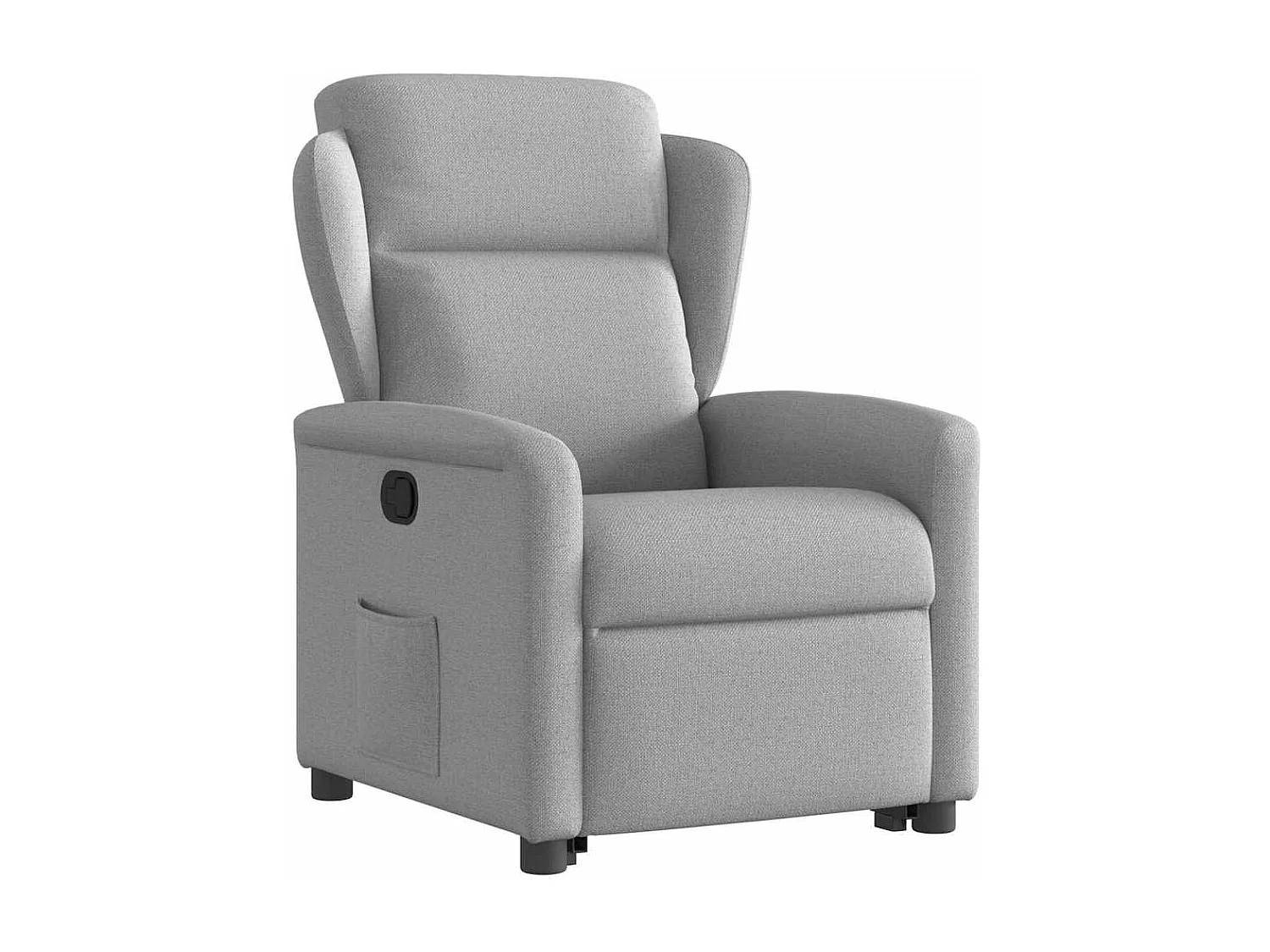 Fauteuil inclinable-Chaise de relax-Fauteuil TV gris nuage tissu SHL3476