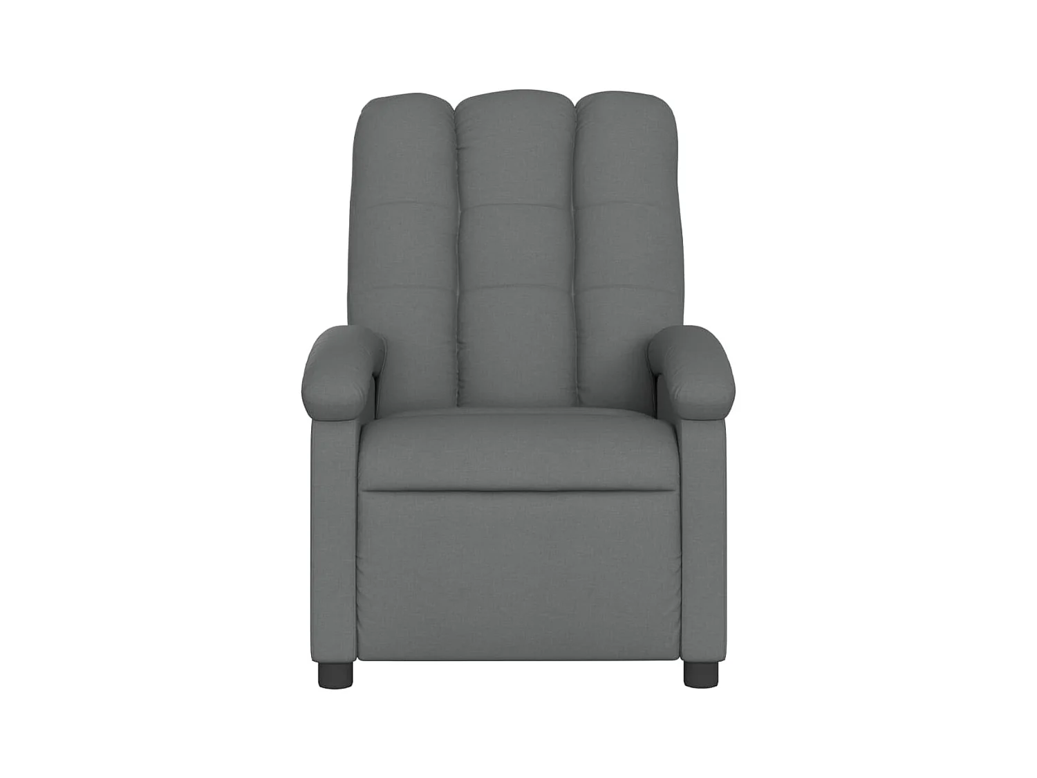 Fauteuil inclinable-Chaise de relax-Fauteuil de Massage gris foncé tissu SHL2072