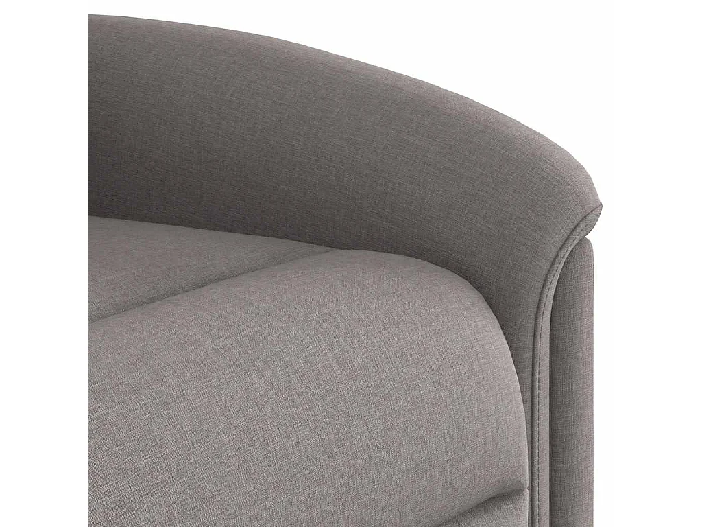 Sillón de salón | Silla | Sillón de masaje reclinable de tela gris taupé SHL4115