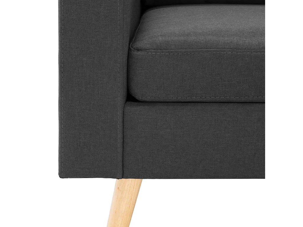 Relaxsessel | Lounge Sessel für Wohnzimmer Dunkelgrau Stoff SHL68414