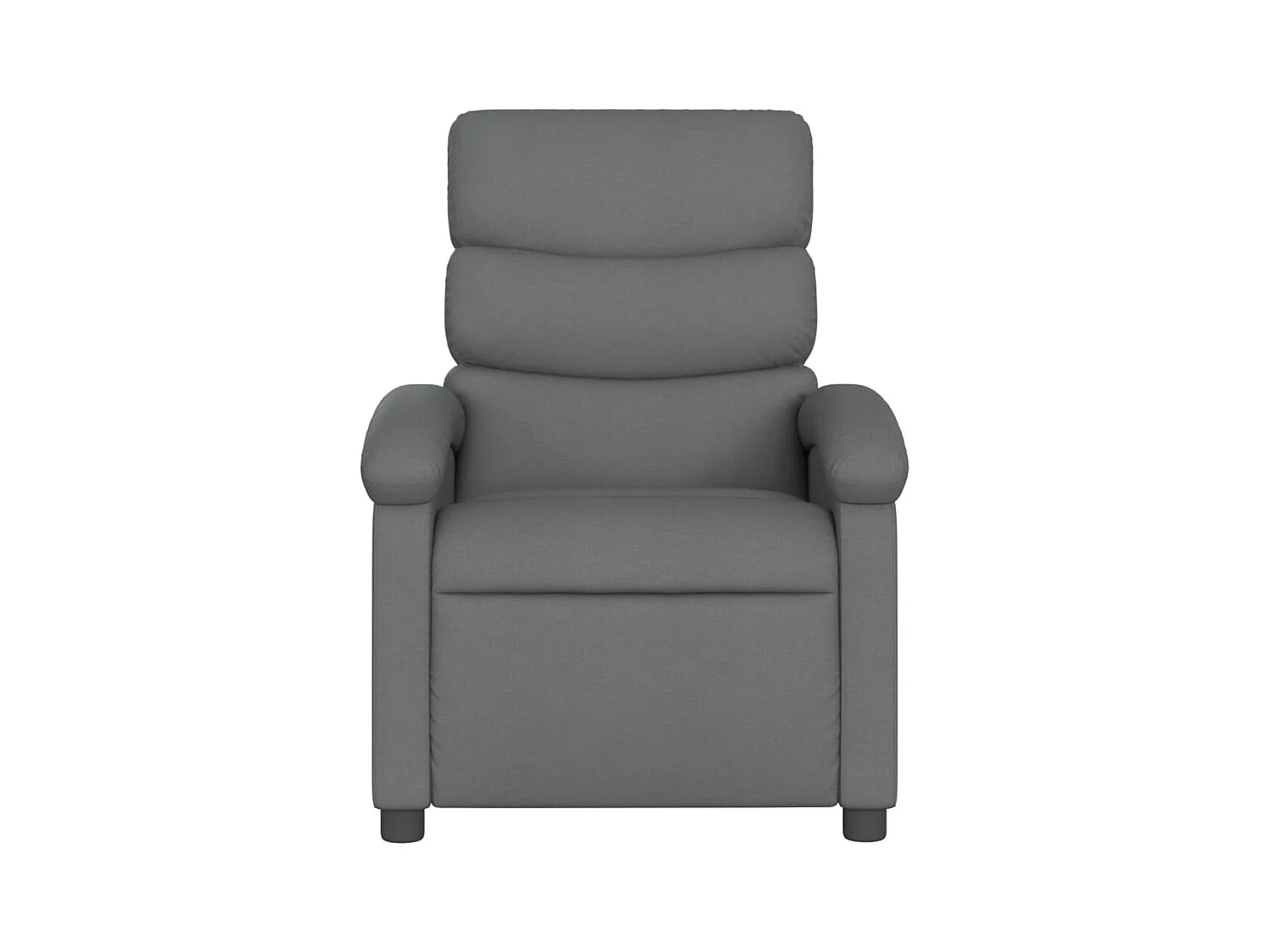 Fauteuil inclinable-Chaise de relax-Fauteuil de Massage gris foncé tissu SHL3076