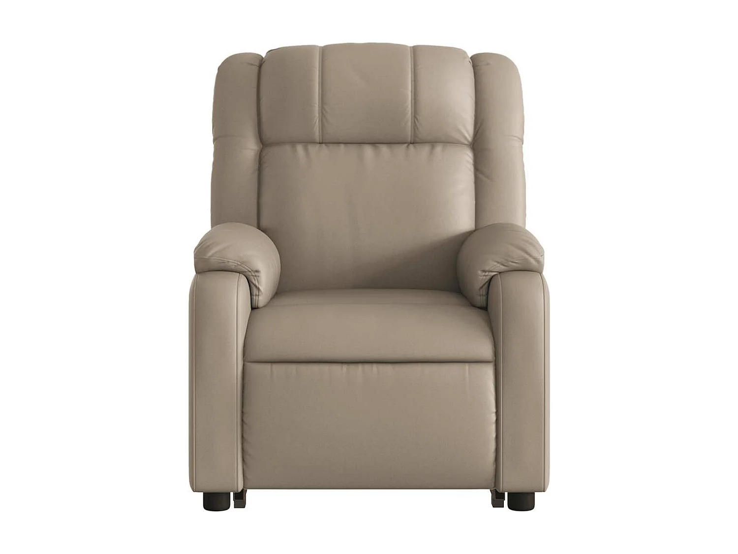 Fauteuil inclinable-Chaise de relax-Fauteuil de Massage Cappuccino Similicuir SHL1151