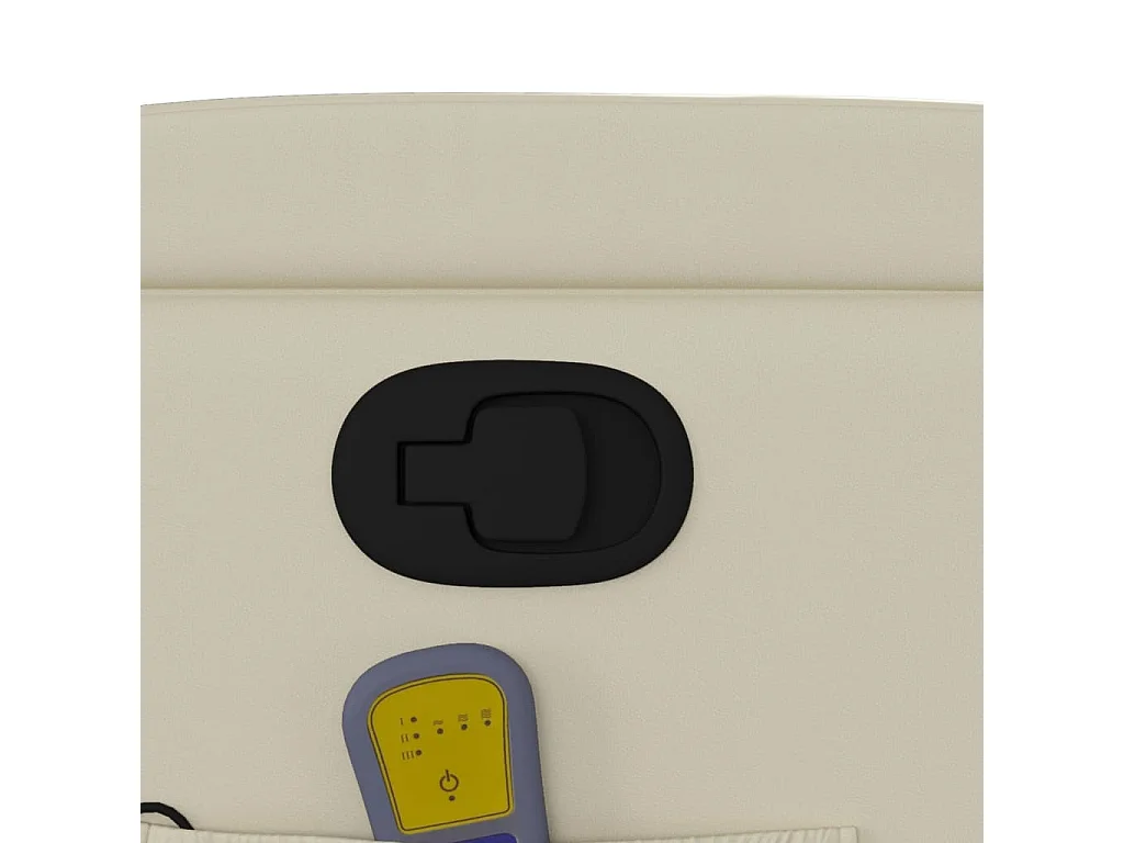 Relaxsessel | Massagesessel mit Relaxfunktion, Kunstleder, Creme SHL86899