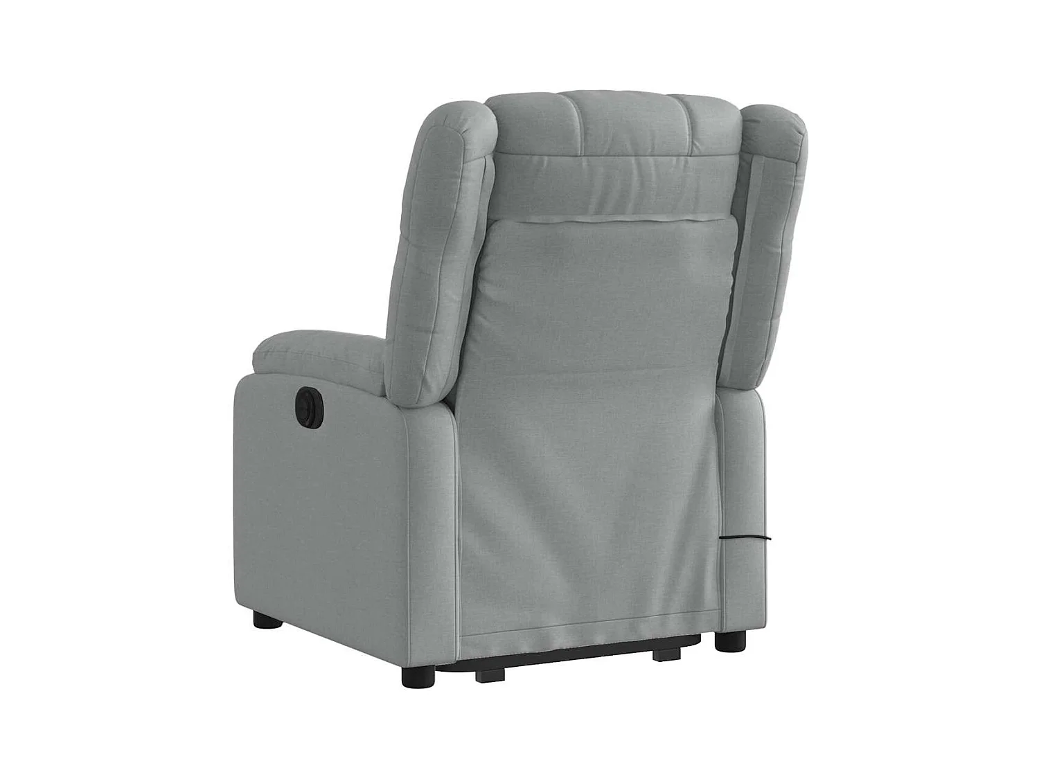 Sillón de salón | Silla | Sillón de masaje reclinable de pie de tela gris claro SHL2525