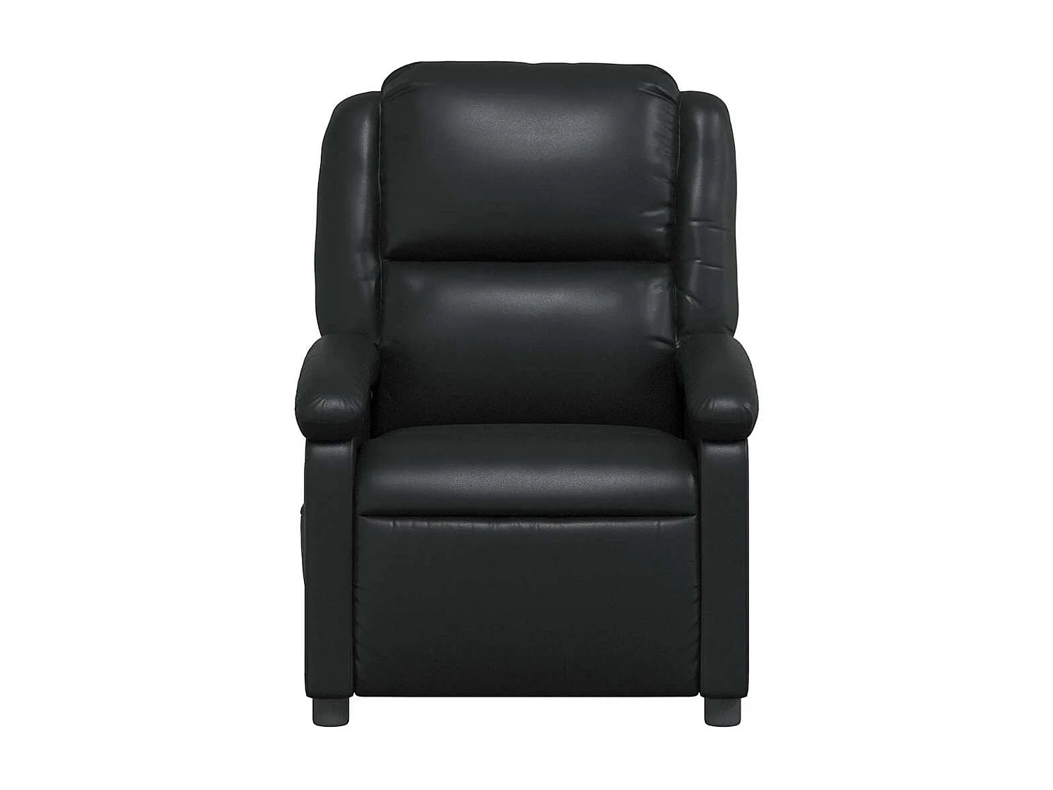 Relaxsessel | Lounge Sessel für Wohnzimmer Schwarz Kunstleder SHL47512