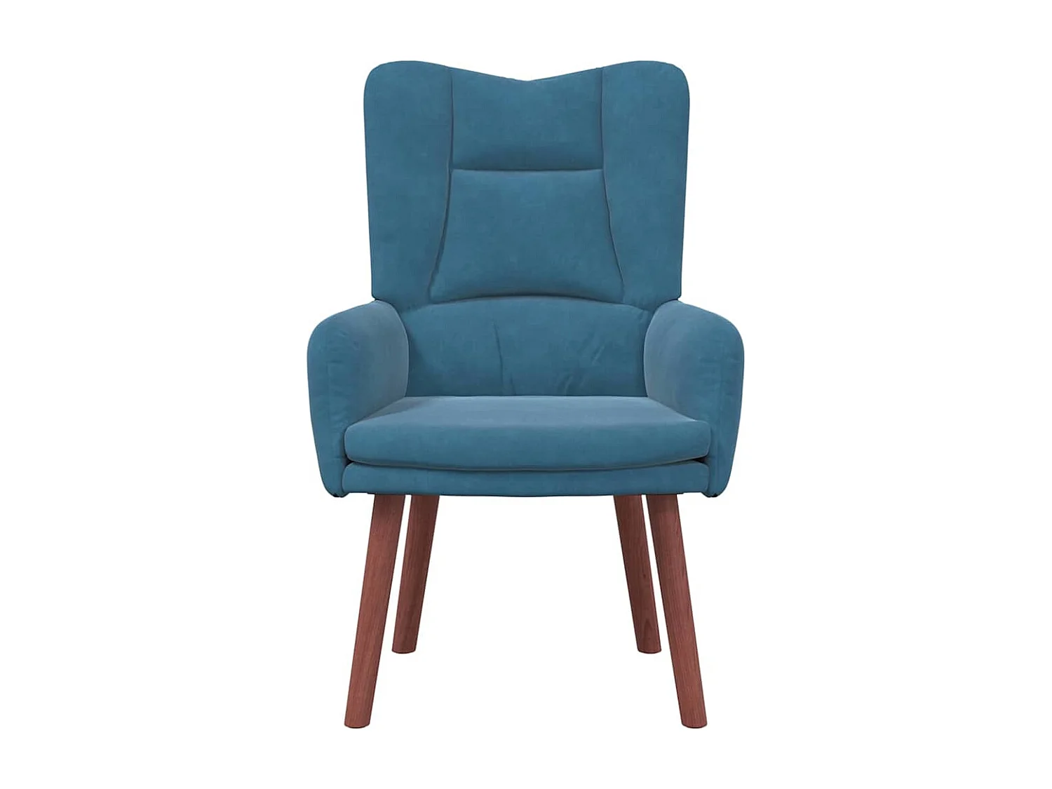 Relaxstoel | Ontspanningsstoel Blauw 63 x 67 x 94 cm Fluweel