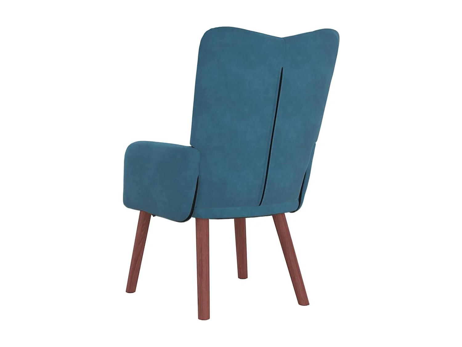 Relaxstoel | Ontspanningsstoel Blauw 63 x 67 x 94 cm Fluweel