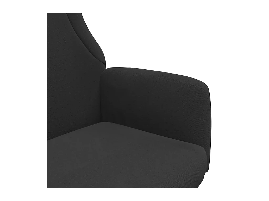 Sillón de relax | Silla de relax de tela negro SHL6463