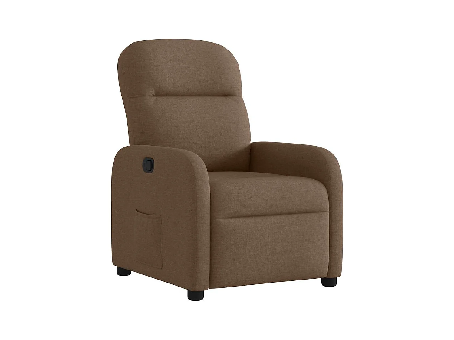 Fauteuil inclinable-Chaise de relax-Fauteuil TV Marron Tissu SHL1792