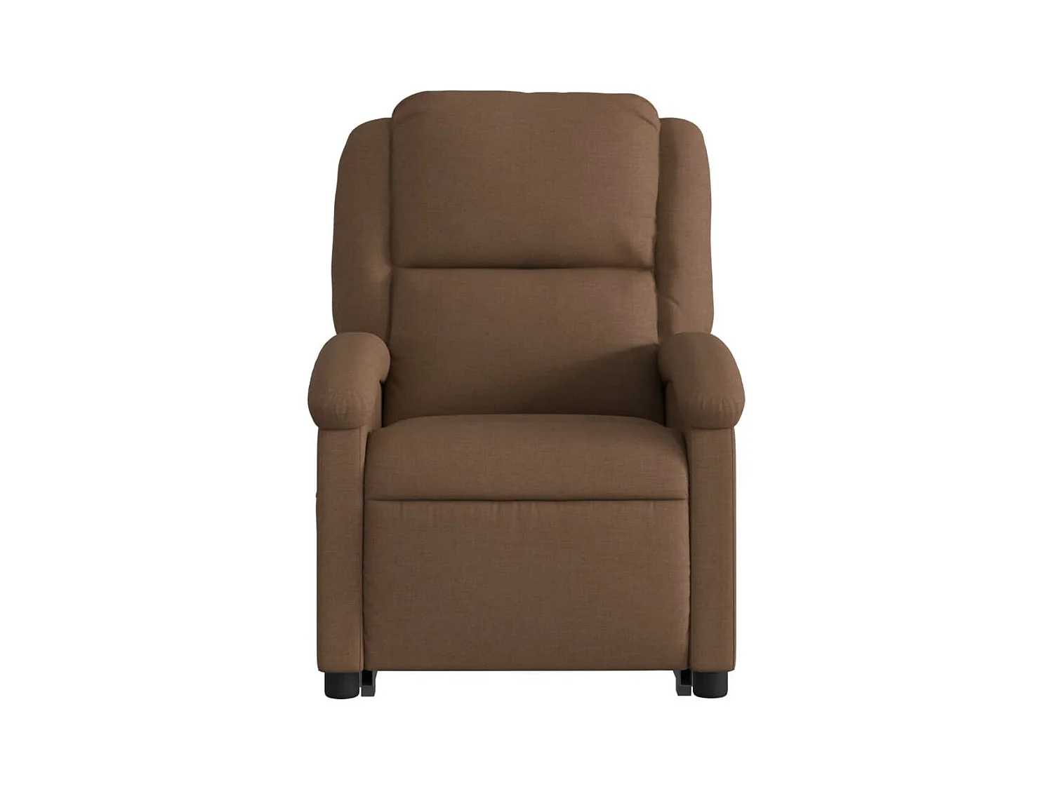 Silla de relax | Sillón eléctrico reclinable elevable de tela marrón SHL4465