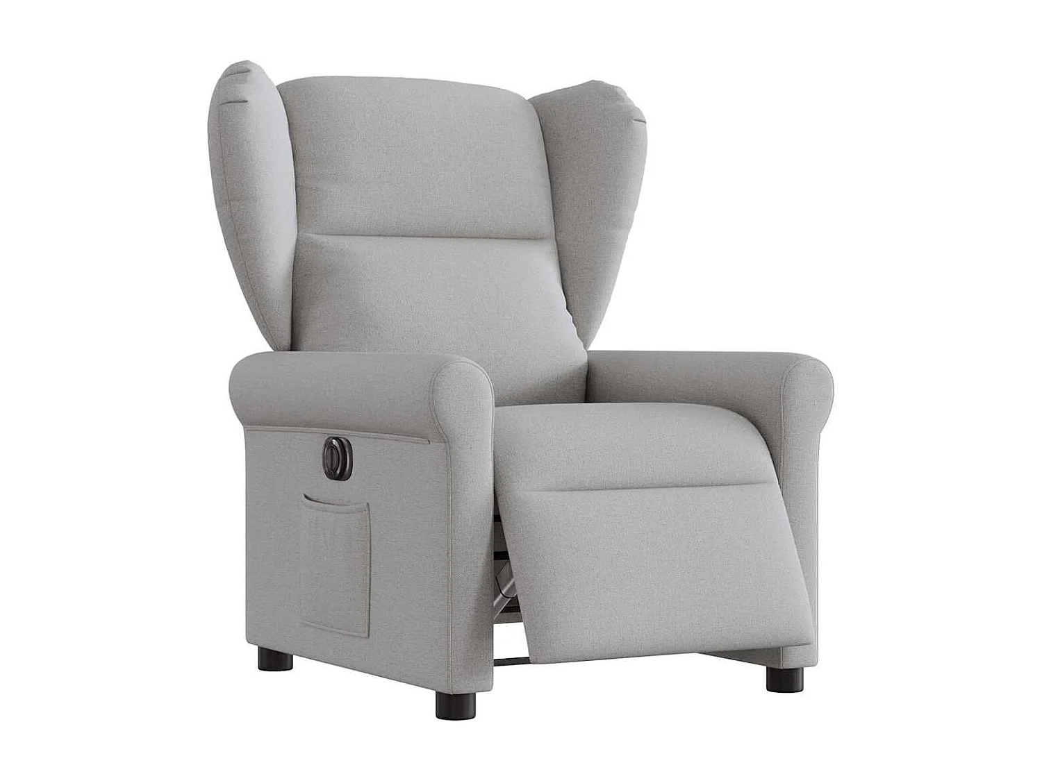 Relaxsessel Elektrisch | Lounge Sessel indoor Wolkengrau Stoff SHL33105