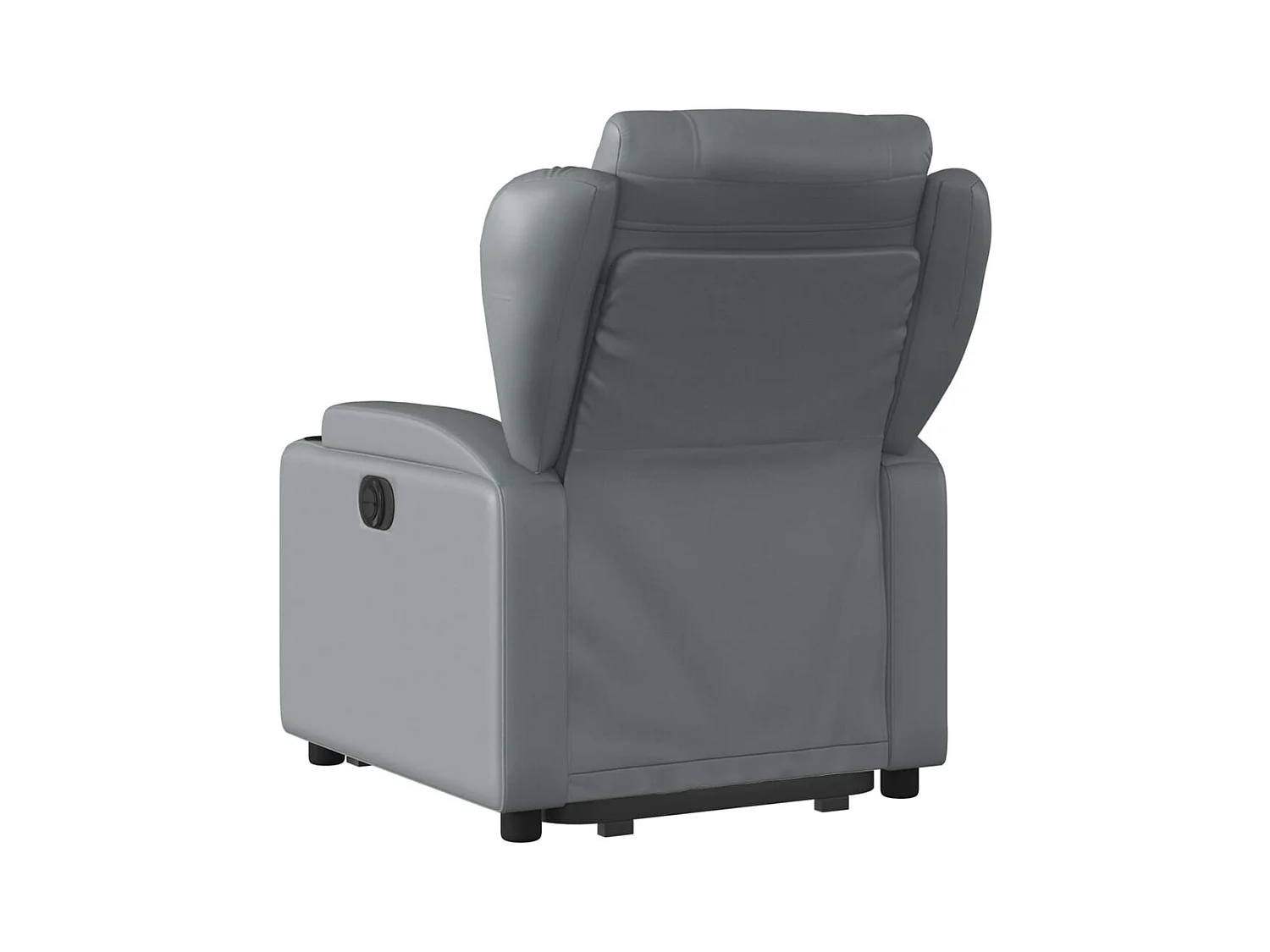 Sillón de relax | Sillón reclinable elevable eléctrico de cuero sintético gris SHL7960