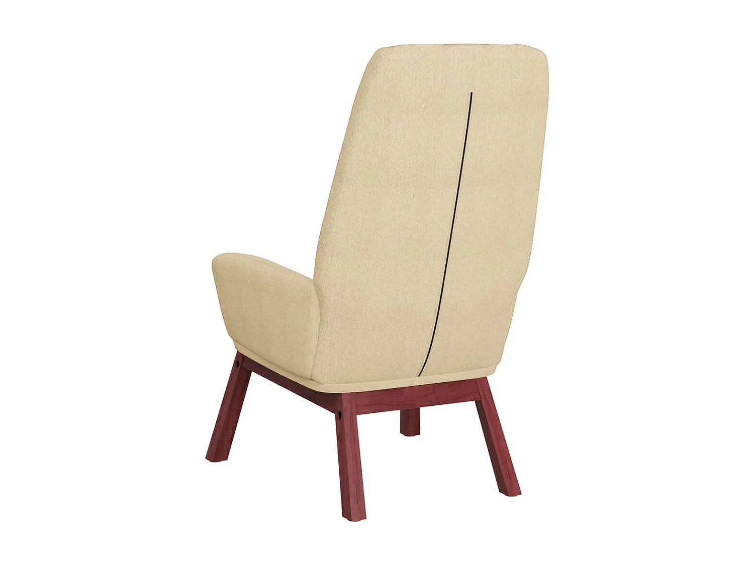 Chaise de relaxation-Fauteuil de Salon Crème Tissu SHL5332