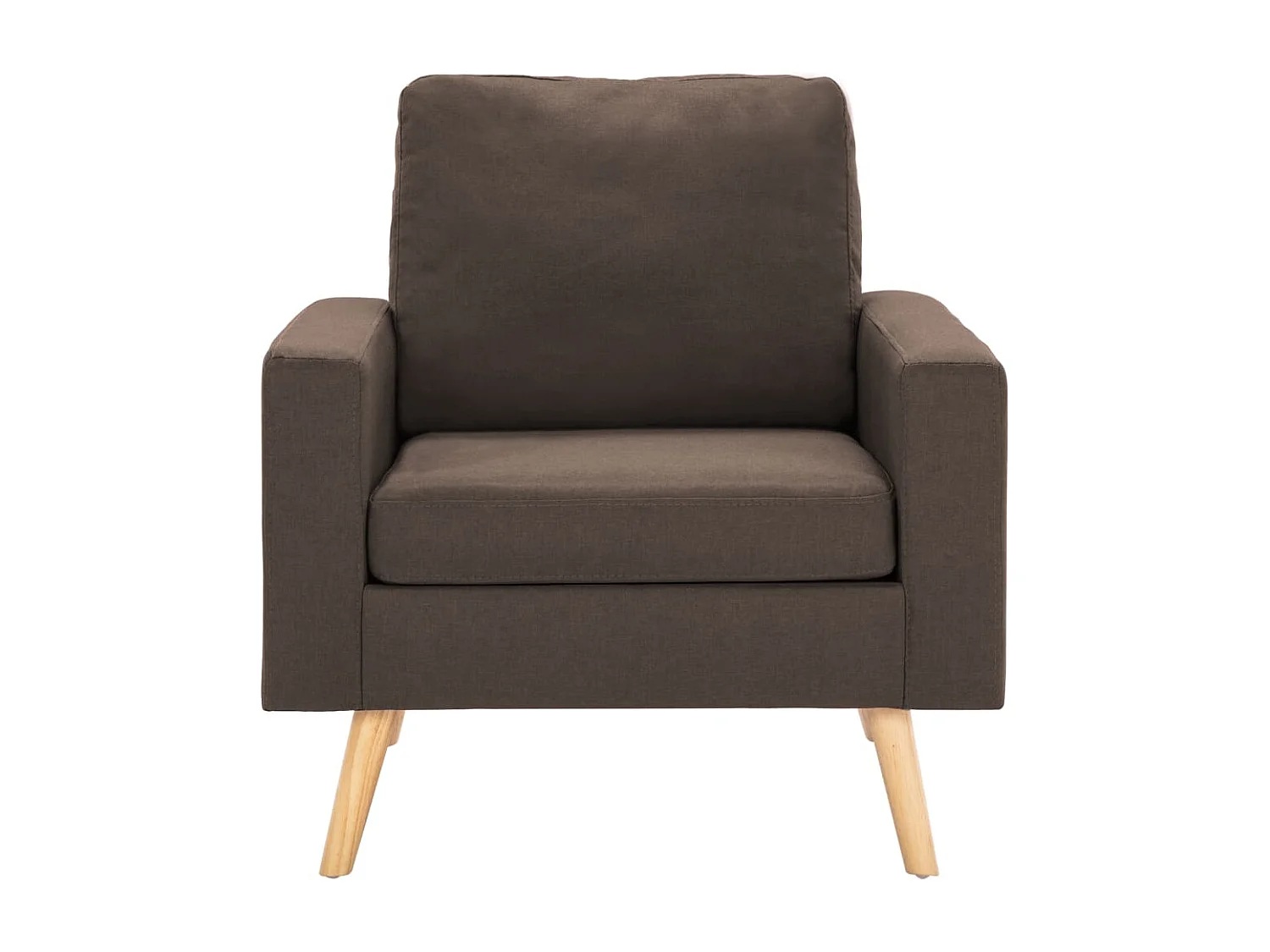 Relaxsessel | Lounge Sessel für Wohnzimmer Braun Stoff SHL76529