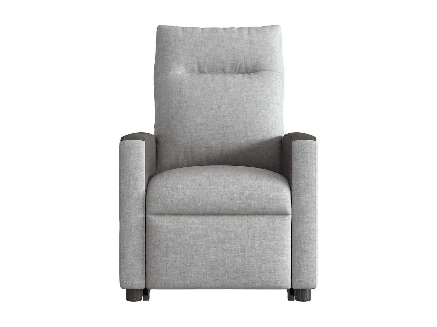Fauteuil inclinable-Chaise de relax-Fauteuil de Massage gris nuage tissu SHL4893