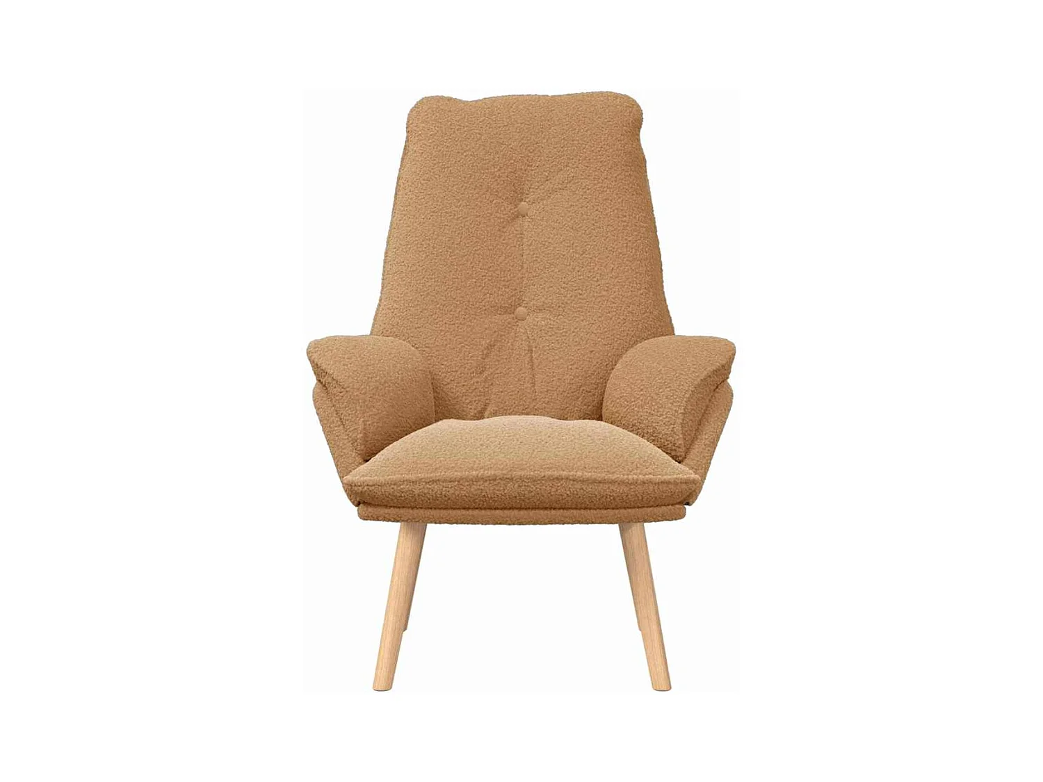 Sillón de relax | Silla Relax | Sillón de salón Beige 69x74x93 cm tela SHL2721