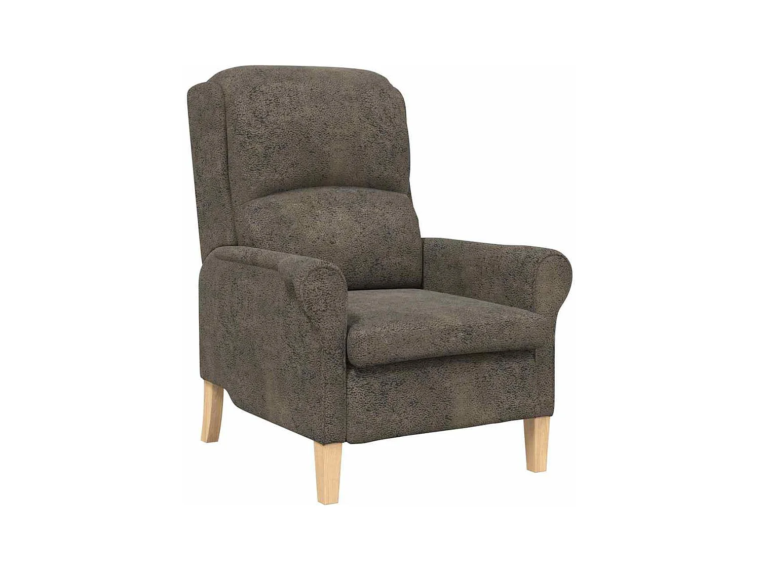 Sillón de salón | Silla de relax | Sillón Gris oscuro 76x94x102 cm Cuero sintético SHL6915