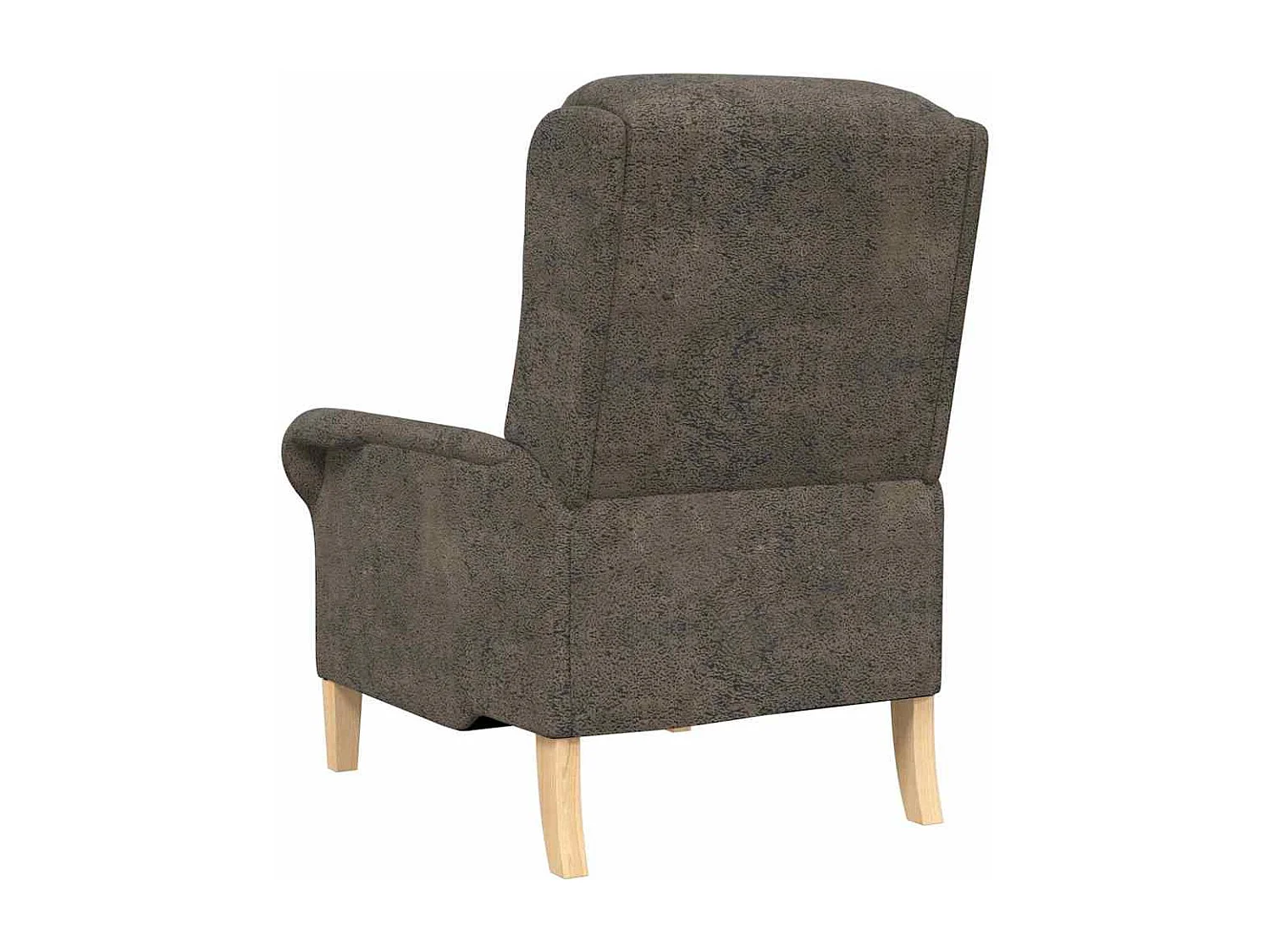 Sillón de salón | Silla de relax | Sillón Gris oscuro 76x94x102 cm Cuero sintético SHL6915