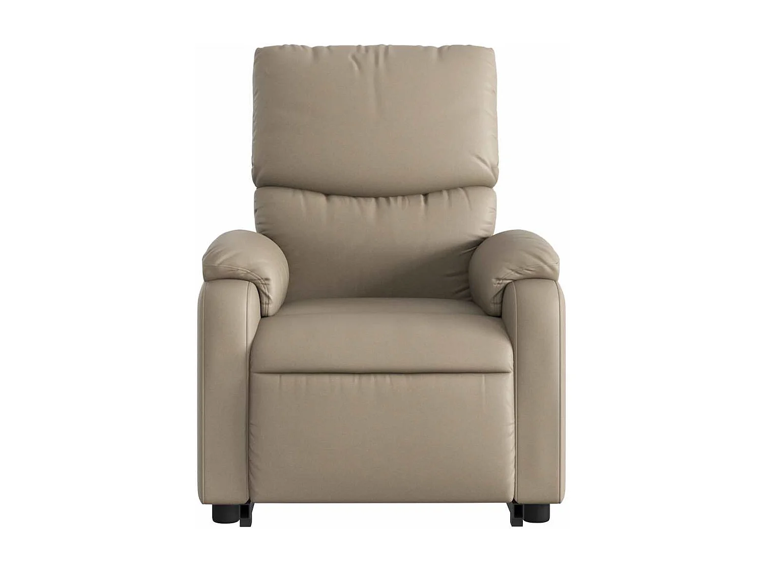 Fauteuil inclinable électrique-Chaise-Fauteuil de Massage cappuccino similicuir SHL3352