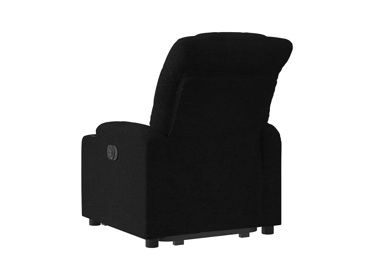 Silla de relax | Sillón eléctrico reclinable elevable de tela negro SHL2328