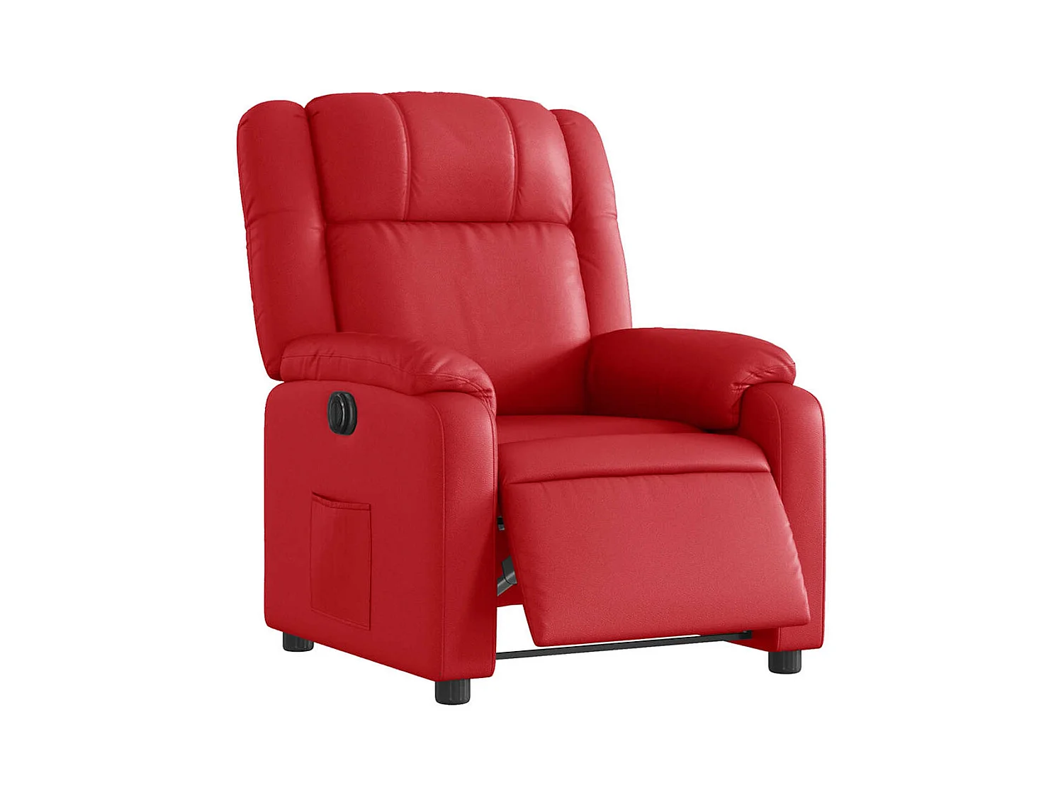 Sillón de relax | Silla | Sillón reclinable eléctrico de cuero sintético rojo SHL2372