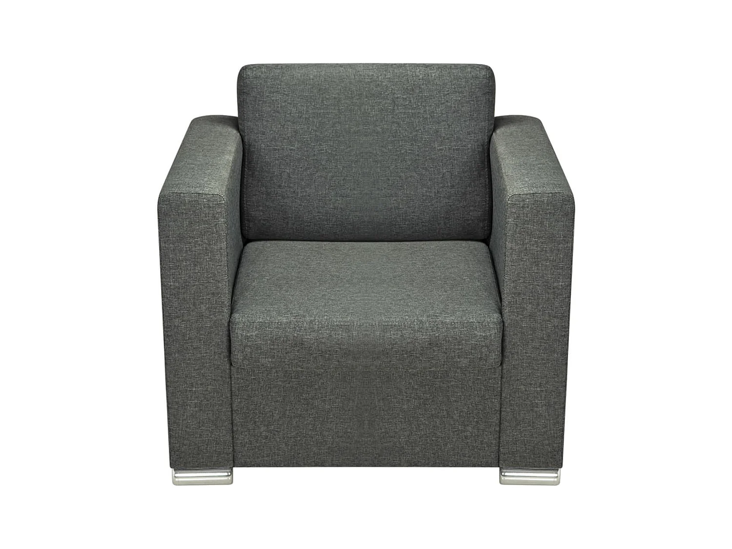 Sillón de salón | Silla de relax | Sillón de tela gris oscuro SHL2134