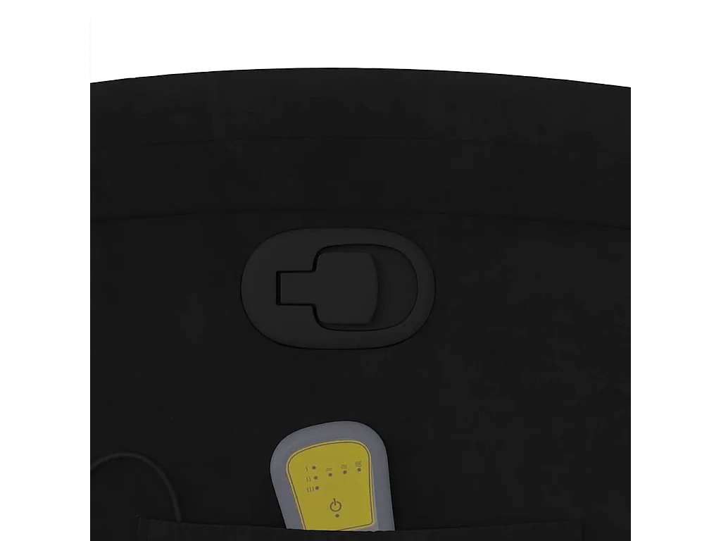 Massage-Relaxsessel | Lounge Sessel indoor schwarzer Samt SHL86032