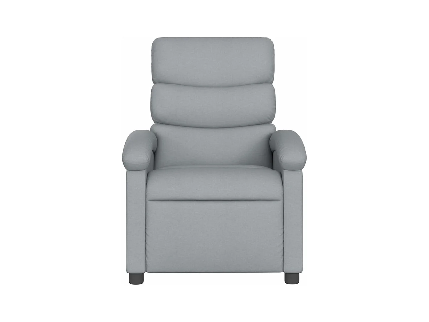 Fauteuil inclinable-Chaise de relax-Fauteuil TV gris clair tissu SHL2389