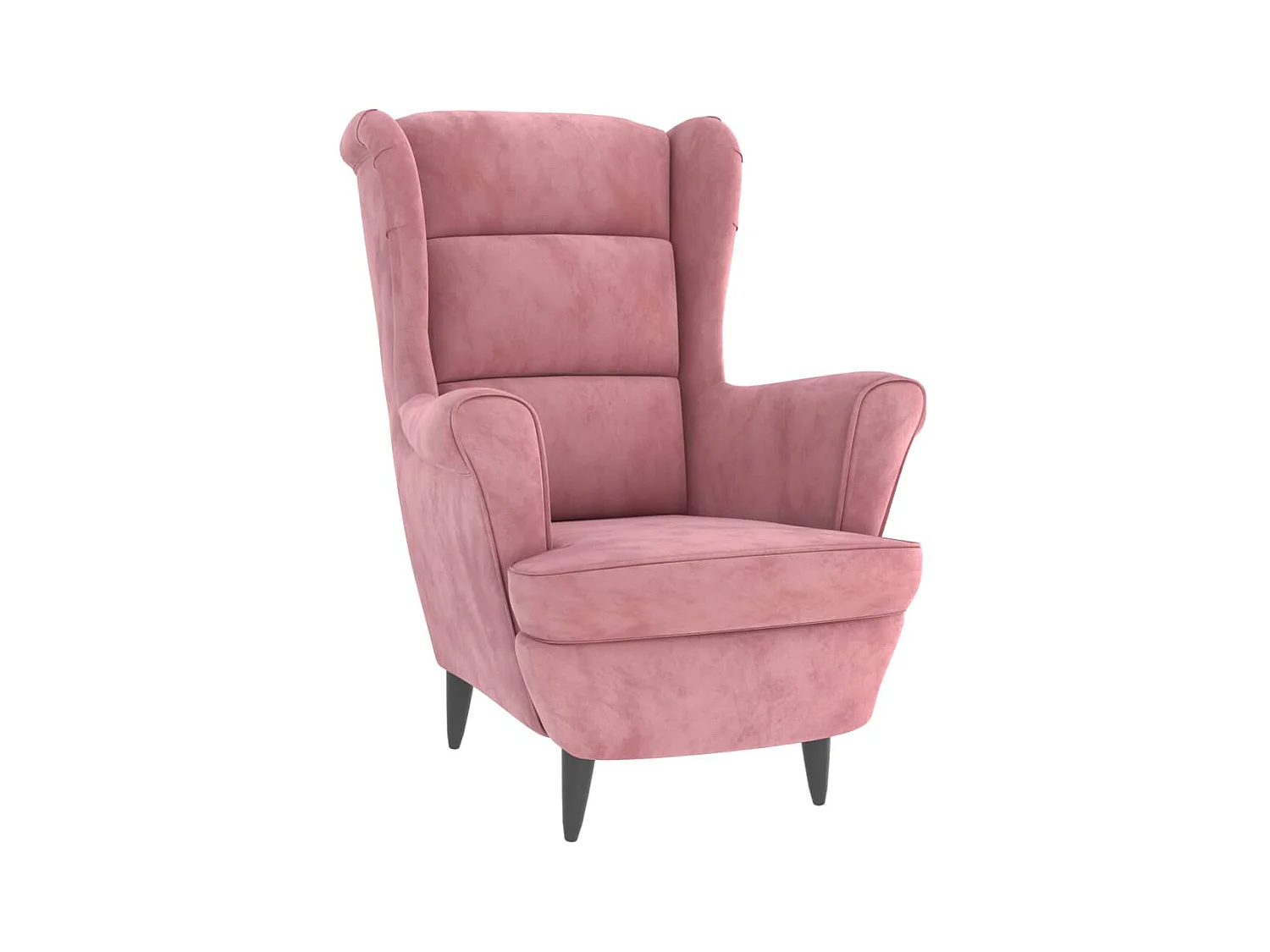 Sillón de salón | Silla de relax | Sillón de terciopelo rosa SHL9910
