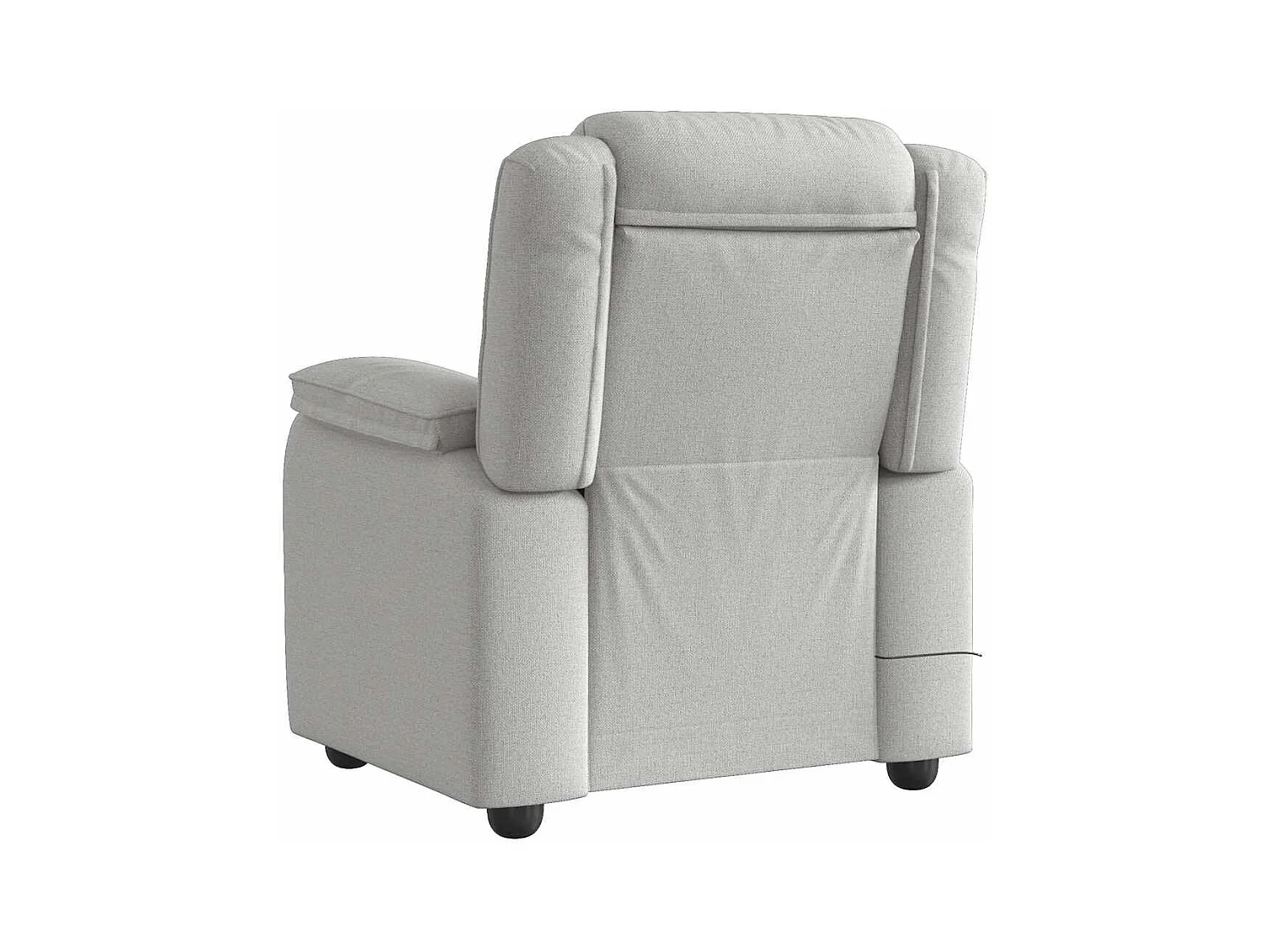 Sillón de salón | Silla | Sillón de masaje reclinable de tela gris nube SHL3489