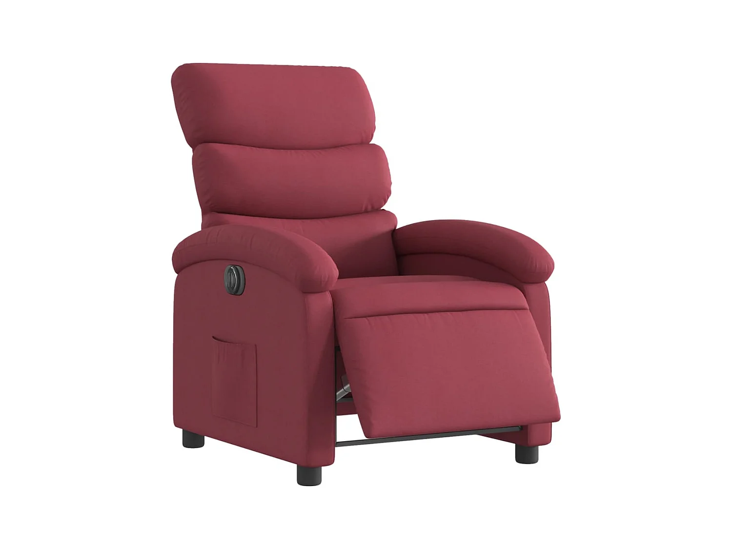 Sillón de relax | Silla | Sillón reclinable eléctrico tela rojo tinto SHL8987