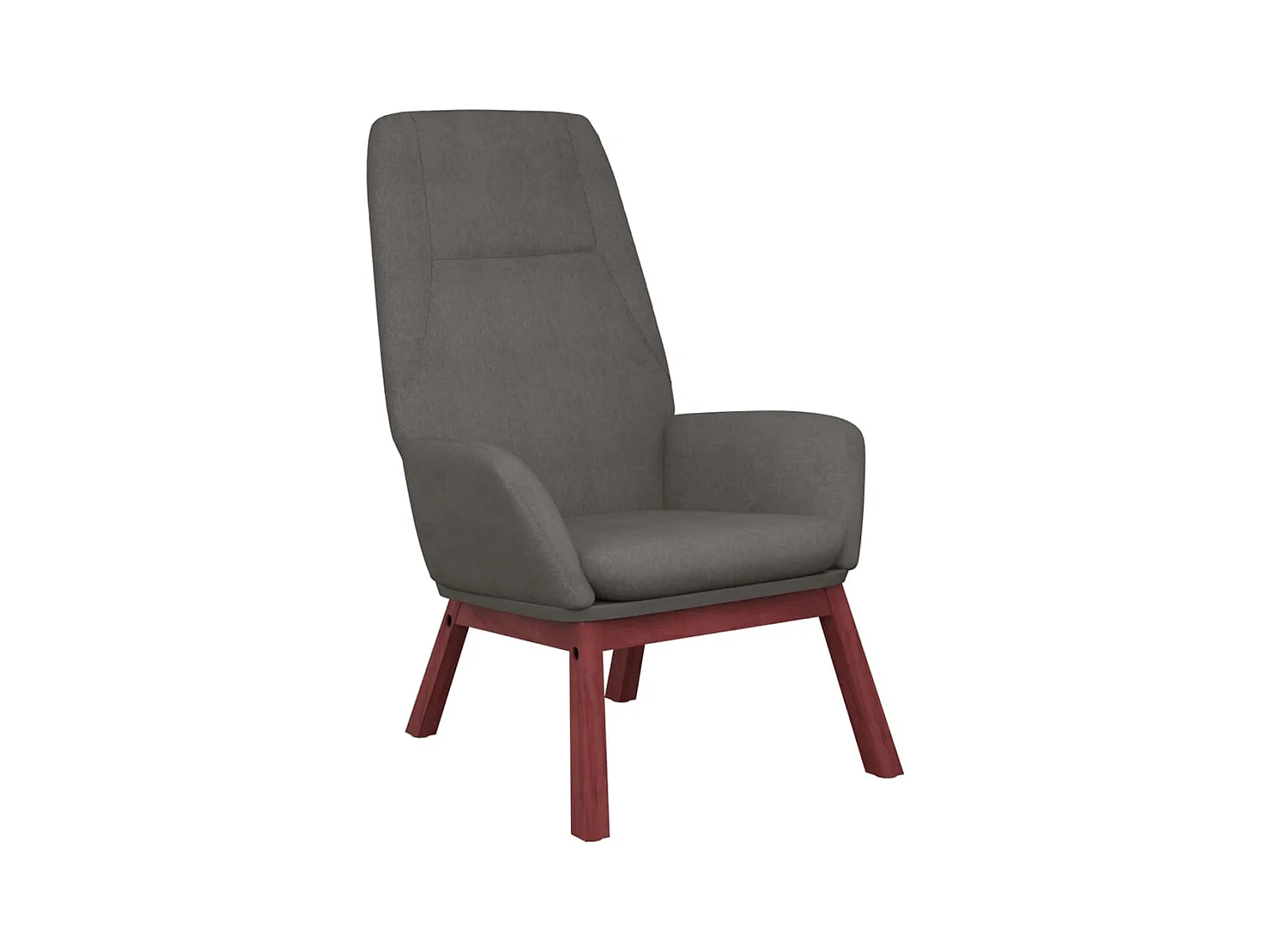 Chaise de relaxation-Fauteuil de Salon Gris clair Tissu SHL1191