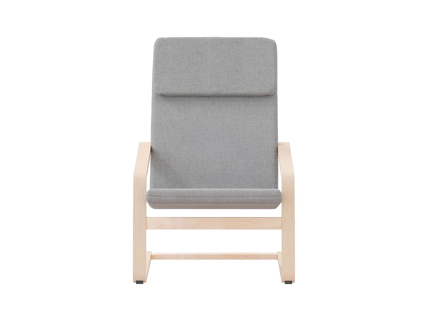 Sillón de relax | Silla de relax de tela gris claro SHL9491