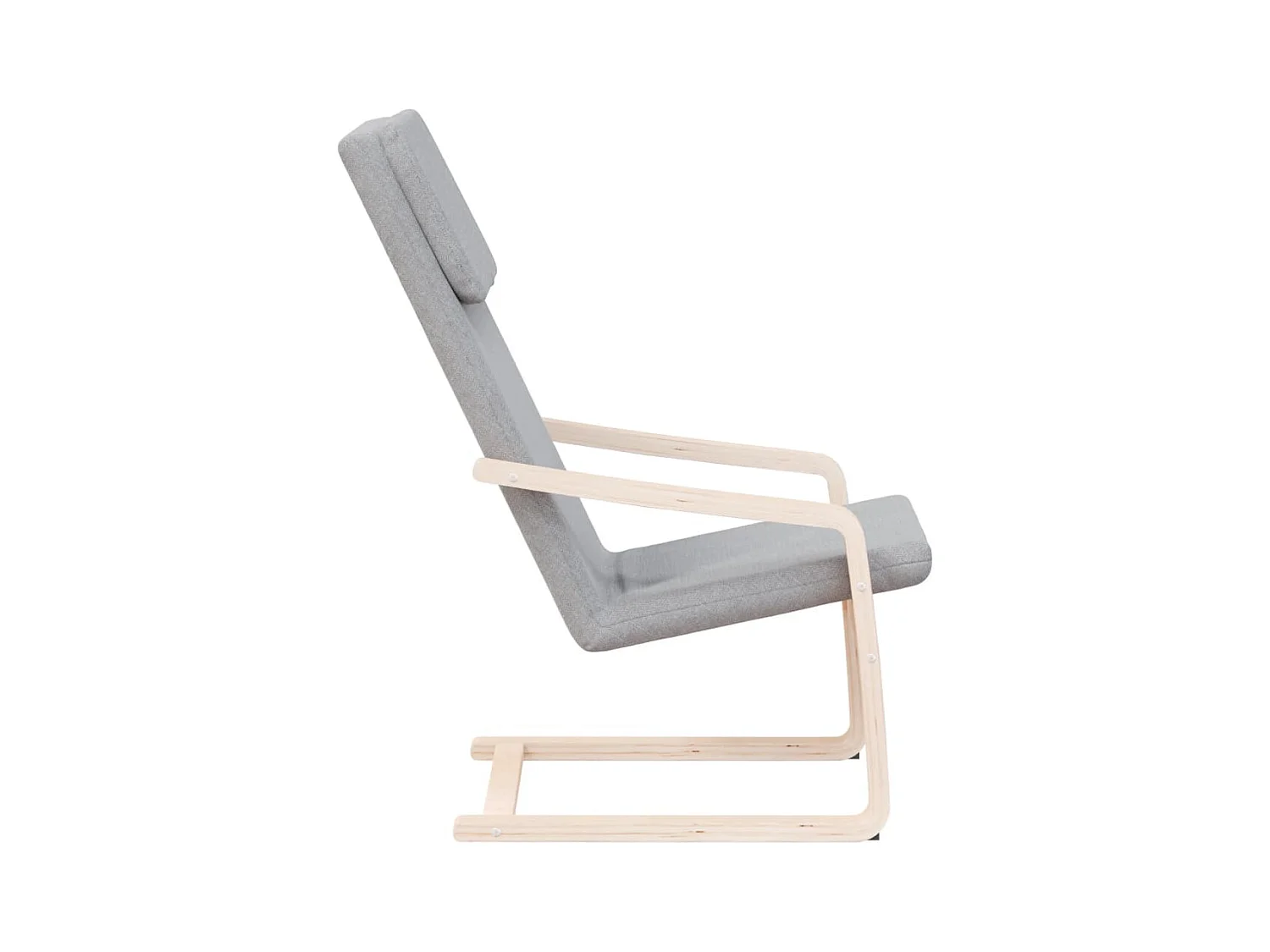 Sillón de relax | Silla de relax de tela gris claro SHL9491