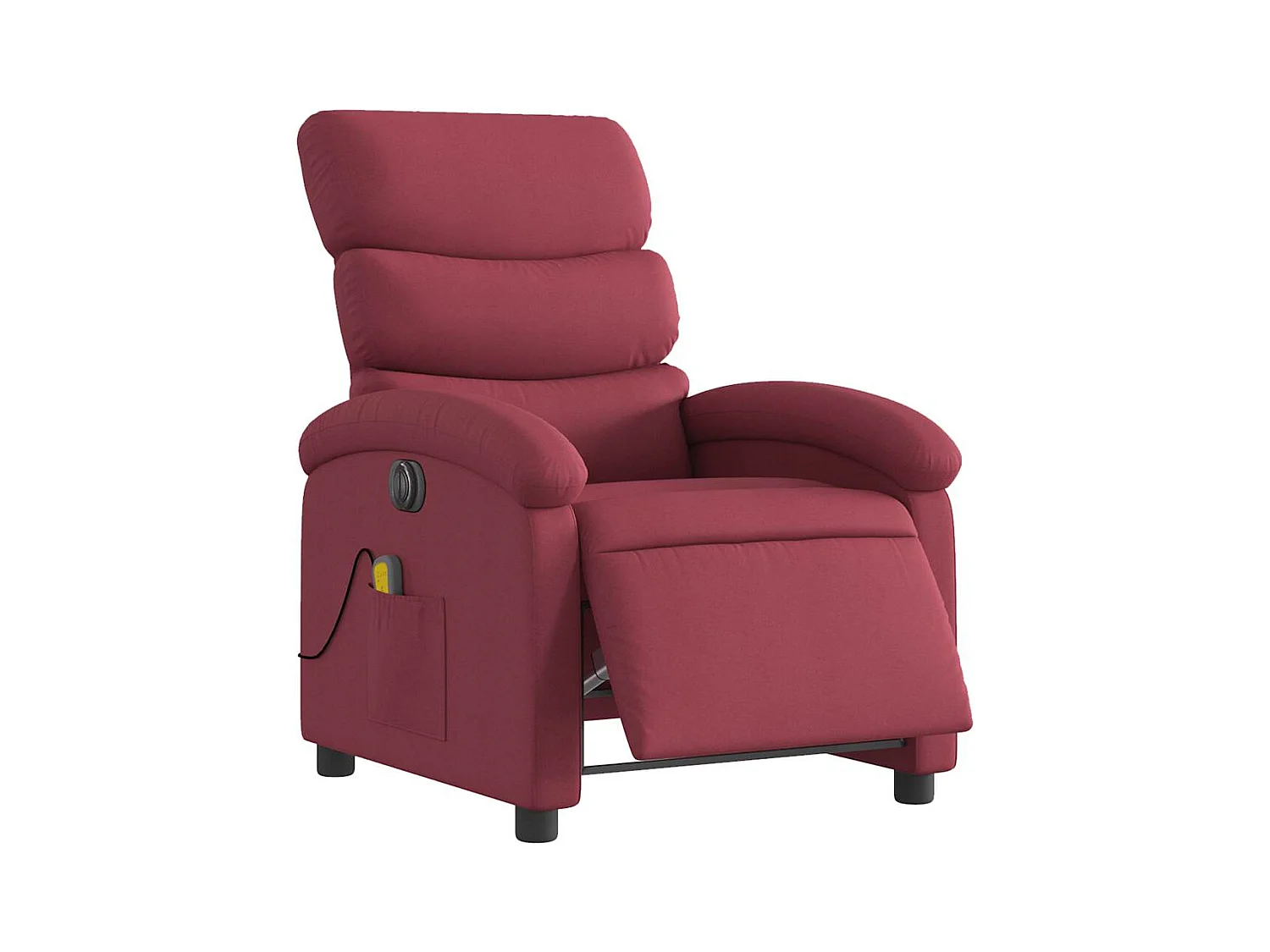 Sillón de salón | Silla | Sillón de masaje reclinable eléctrico tela rojo tinto SHL8246