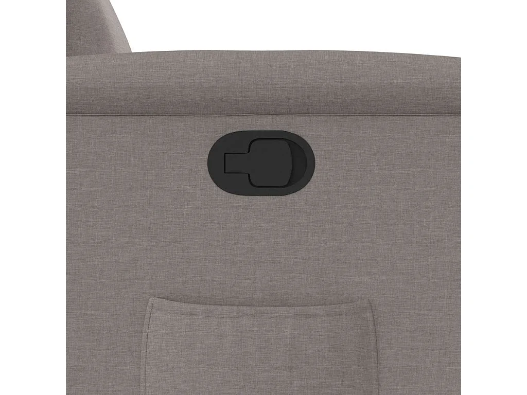 Sillón de relax | Silla | Sillón reclinable de tela gris taupe SHL4318