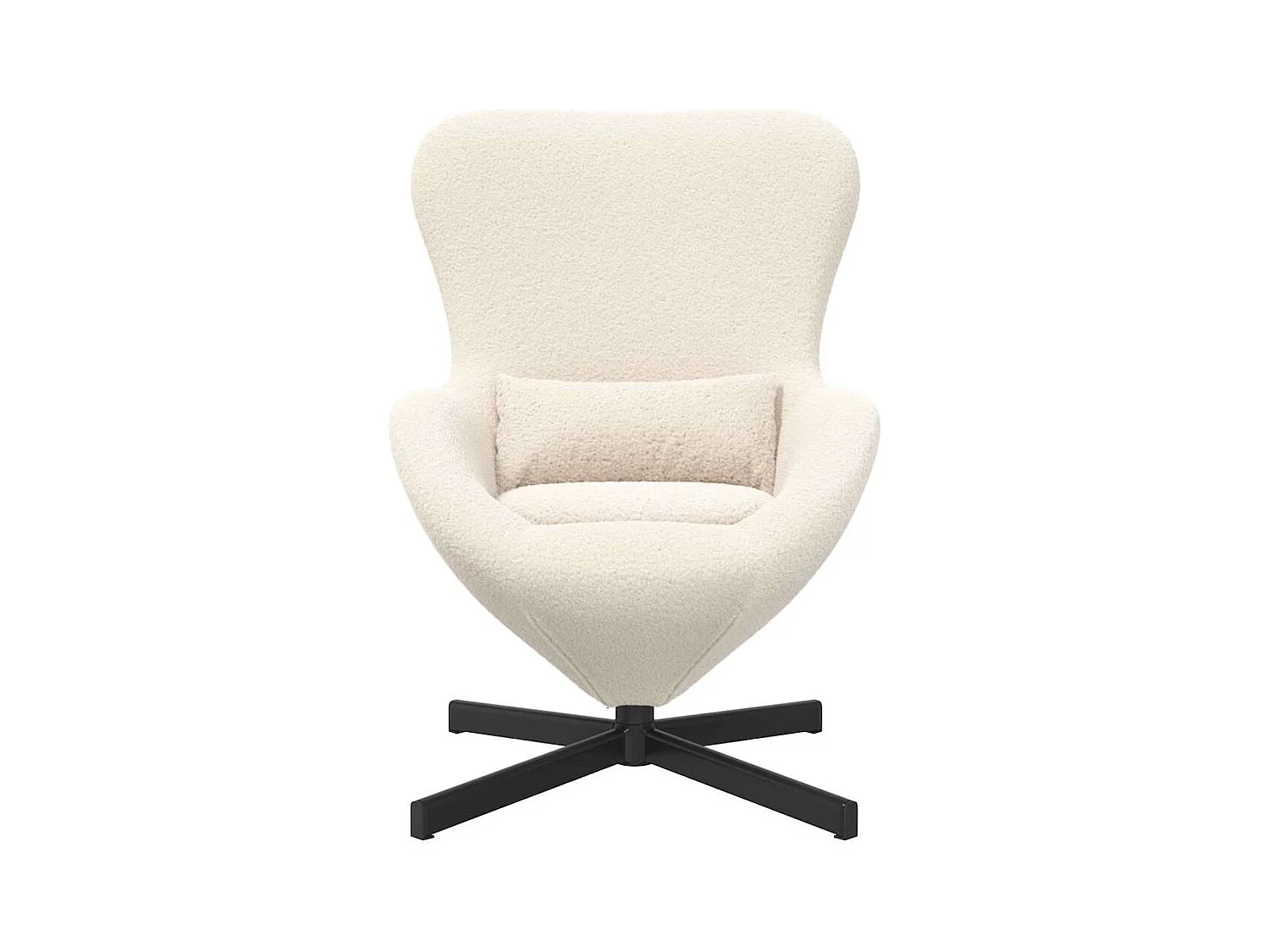 Sillón de relax | Sillón huevo Crema 63x73x90 cm SHL9023