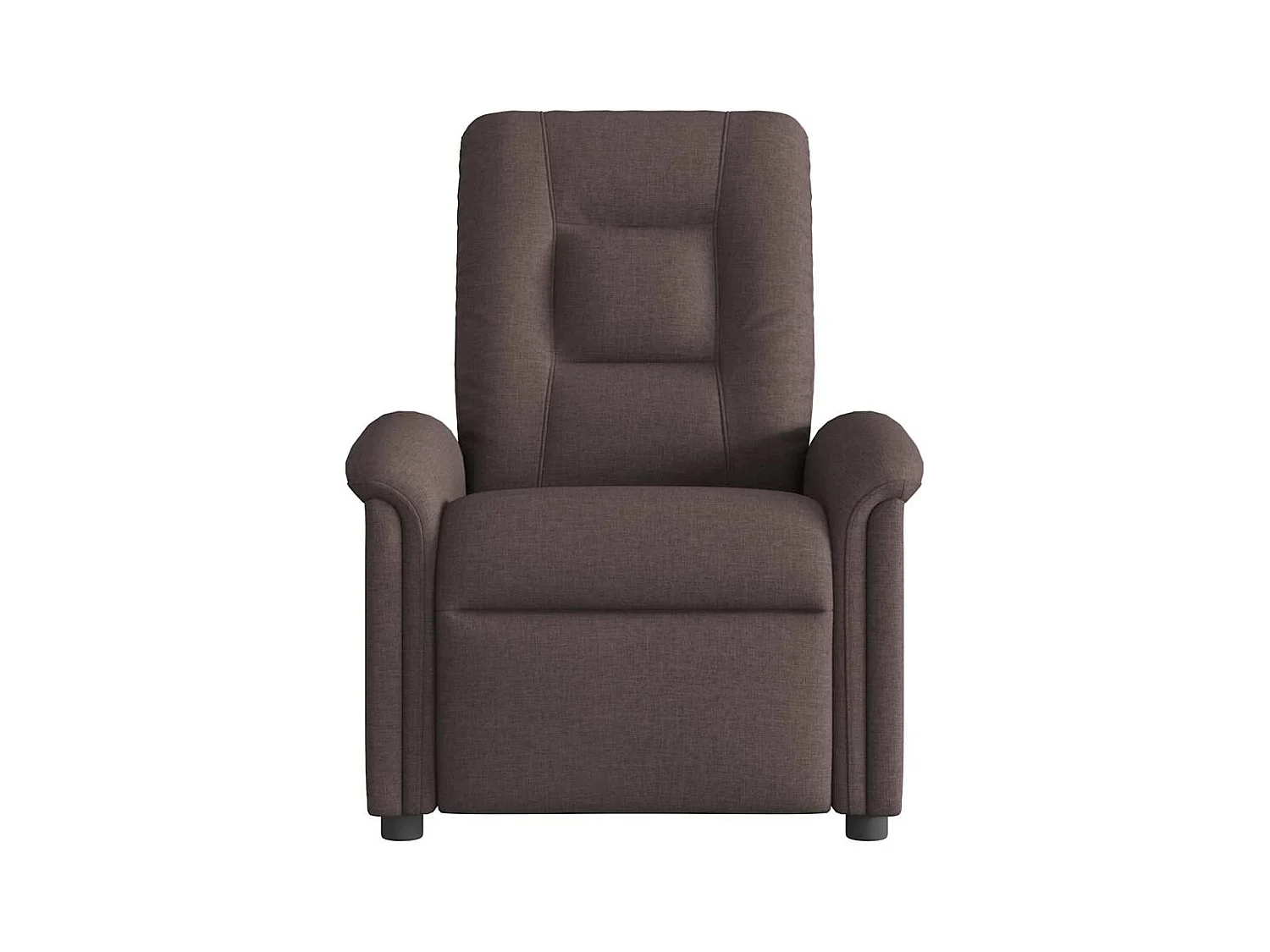 Sillón de relax | Silla | Sillón reclinable de tela marrón oscuro SHL3855